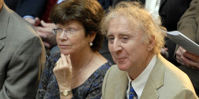 Gene Wilder and Karen Webb.