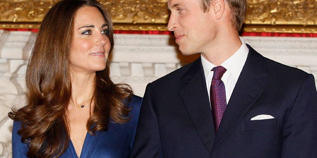 Nov. 16: Kate Middleton and her fiance Prince William at a press conference discussing their engagement.