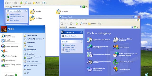 A screenshot of a computer running Windows XP.