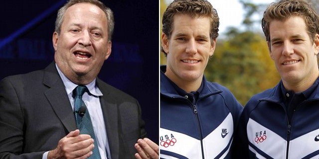 Larry Summers recalls a conversation he had with the Winklevoss twins that was portrayed in "The Social Network."