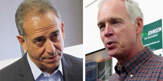 Democratic Senate candidate Russ Feingold (left) and U.S. Sen. Ron Johnson, R-Wis. (right) class over immigration policy. (AP Photos)
