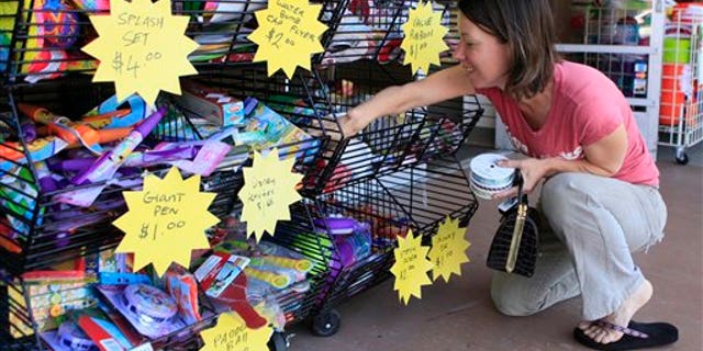 May 11: Shopper at the Michaels store in Westridge Village shopping mall in Santa Clarita, California.