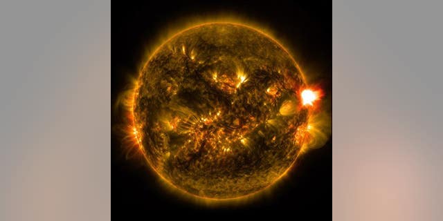 Scientists from NASA say that the increased solar activity, flares and eruptions could cause problems on Earth. 