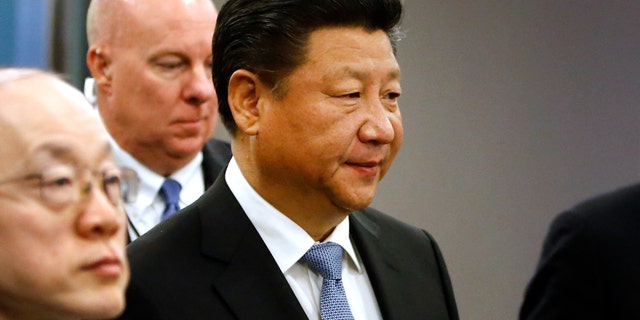 Sept. 28, 2015- China's President Xi Jinping arrives for the 70th session of the UN General Assembly at UN headquarters.
