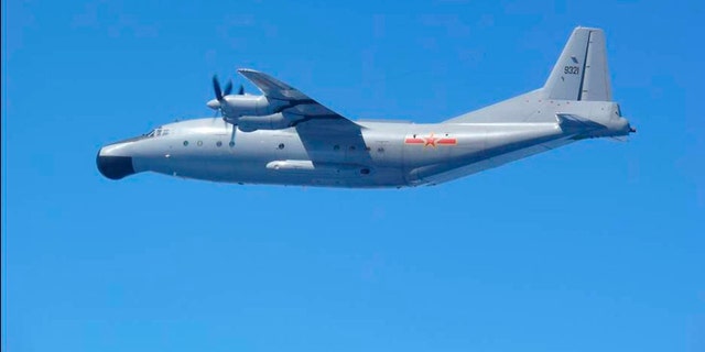 A Y-8 military plane, similar to the one seen here, vanished on its way to Yangon in Burma.
