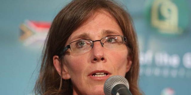 Dec. 9, 2014: Yolande Korkie, during a press conference in Johannesburg, said that she forgives those who are responsible for her husband's death.