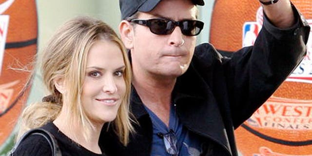 Charlie Sheen and Brooke Mueller before their 2009 split.
