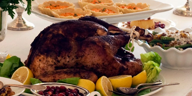 October 22, 2012: A gourmet Thanksgiving dinner.