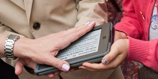 Suzi LeVine became the first U.S. ambassador to take an oath on an e-reader.