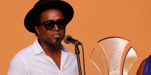 Cuban sculptor Alexandre Arrechea in Havana, Cuba, Wednesday, May 20, 2015.