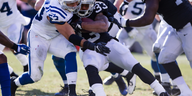 Indianapolis Colts linebacker Edwin Jackson, left, was killed by a suspected drunk driver early on Sunday morning on Interstate 70 in Indiana.
