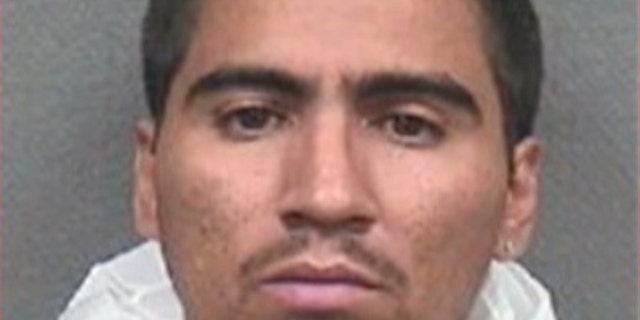 Noe Morin, 32, was arrested after police found a dismembered body outside a vacant house