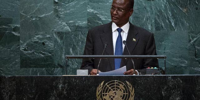 South Sudan's Vice President Taban Deng Gai addresses the 71st session of the United Nations General Assembly, at U.N. headquarters, Friday, Sept. 23, 2016. (AP Photo/Craig Ruttle)