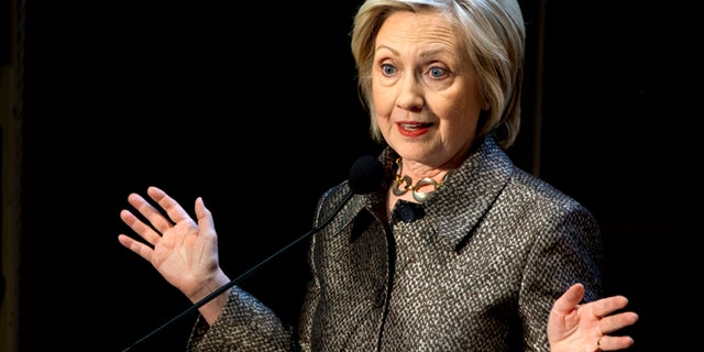 Democratic presidential candidate Hillary Rodham Clinton in Washington, on April 22, 2015.