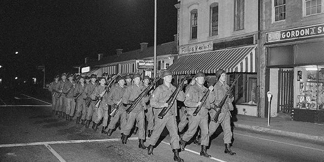 South Carolina National Guard Troops in Orangeburg, SC