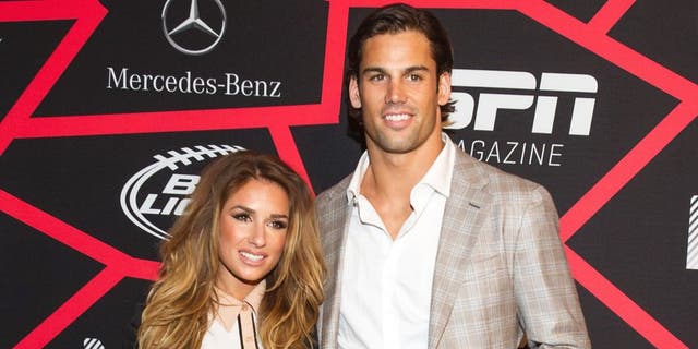 NEW ORLEANS, LA - FEBRUARY 01: Jessie James and Eric Decker attends ESPN The Magazine's "Next" Event at Tad Gormley Stadium on February 1, 2013 in New Orleans, Louisiana. (Photo by Michael Chang/FilmMagic)