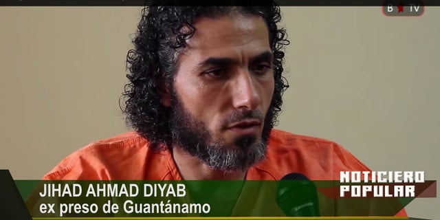 In this frame grab taken from Barricada TV, former Guantanamo detainee Abu Wa'el Dhiab,on Feb. 11, 2015.