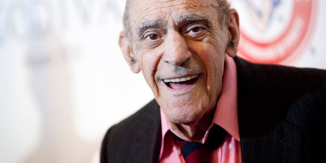 Actor Abe Vigoda smiles as he attends the Friars Club Roast of Betty White in New York May 16, 2012.