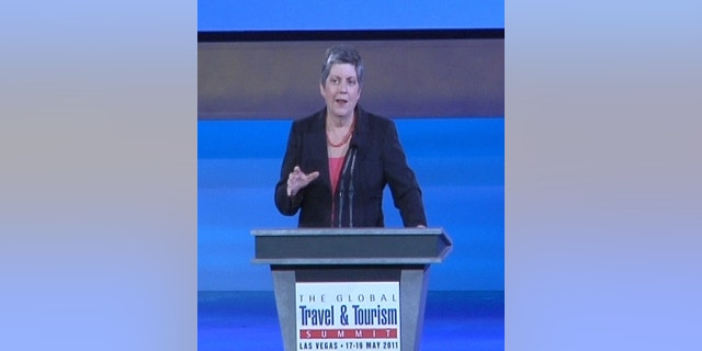 Sec. Janet Napolitano in Las Vegas Thursday, May 19, 2011. (FOX News Photo)