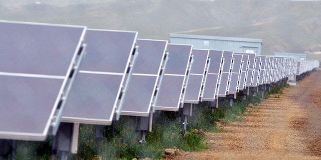 Aug. 3, 2011: Solar panels are seen in this file photo.