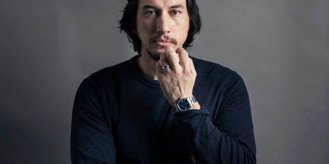 FILE - This Dec. 14, 2016 file photo shows actor Adam Driver posing for a portrait in New York. Driver, 34, reprises his role as the conflicted Kylo Ren in