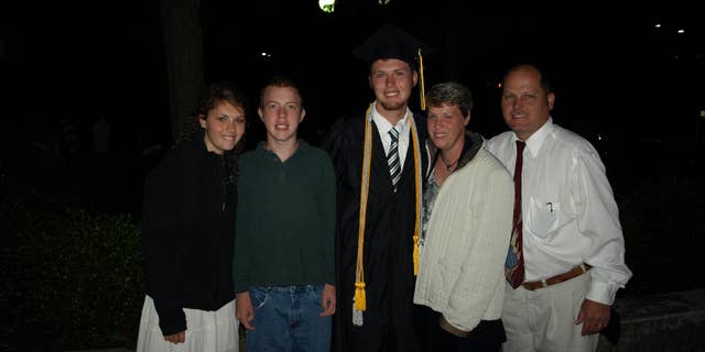 Adam Recke, pictured second from the left, suffers from Type C Niemann-Pick, a fatal neurodegenerative disorder, often called Childhood Alzheimer's.