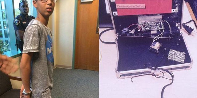 Ahmed was pulled from class last month, handcuffed and taken to a detention center after showing the digital clock to teachers.
