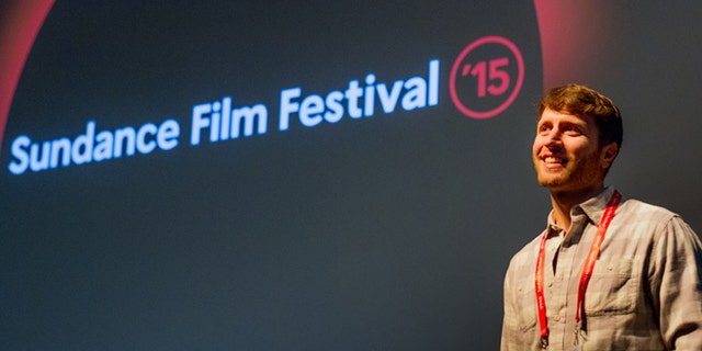 Director Matthew Heineman speaks to audience after premiere of "Cartel Land" at the Sundance Film Festival.