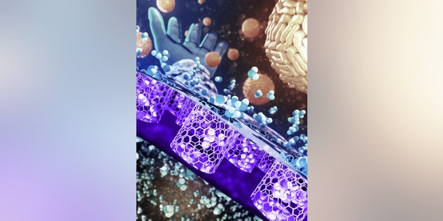 The breathable channels are less than 5 nanometers wide, according to the Lawrence Livermore National Lab.
