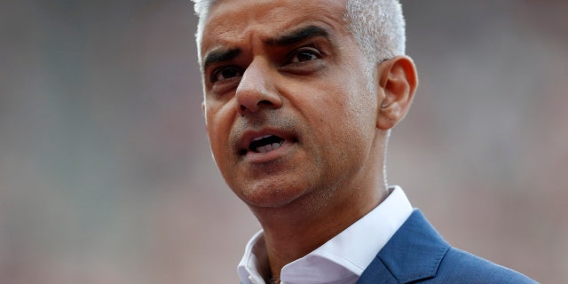 FILE: Sadiq Khan said President Trump is using the same rhetoric of ISIS when he implies that there is a clash of civilizations.