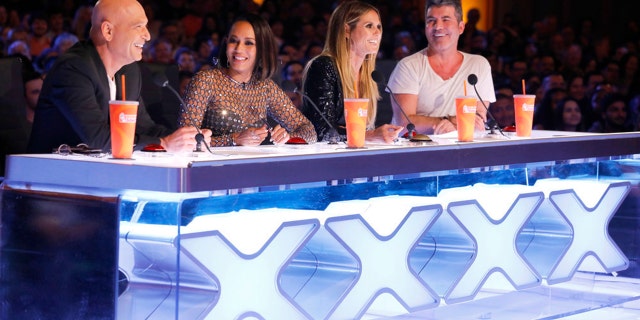 AMERICA'S GOT TALENT -- Auditions Pasadena Civic Auditorium -- Pictured: (l-r) Howie Mandel, Mel B, Heidi Klum, Simon Cowell-- (Photo by: Trae Patton/NBC)