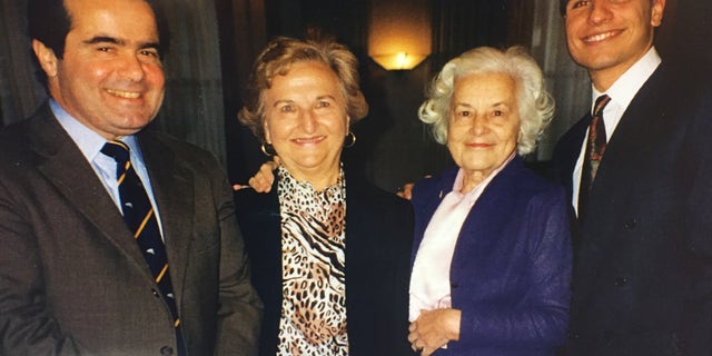 Justice Antonin Scalia, two aunts, author Arthur Aidala (Courtesy of the author)