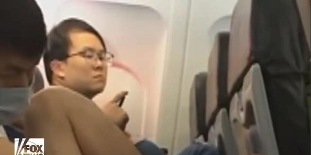 Other passengers were disgusted with the man's actions.