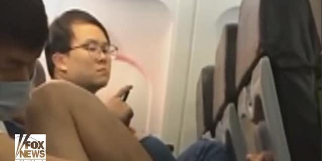 Other passengers were disgusted with the man's actions.