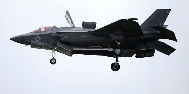 A F-35B aircraft landed on the amphibious assault ship USS Wasp for the first time in the Indo-Pacific for the first time on Monday.