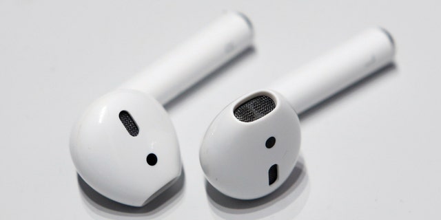 File photo: Apple AirPods are displayed during a media event in San Francisco, California, U.S. September 7, 2016. (REUTERS/Beck Diefenbach)