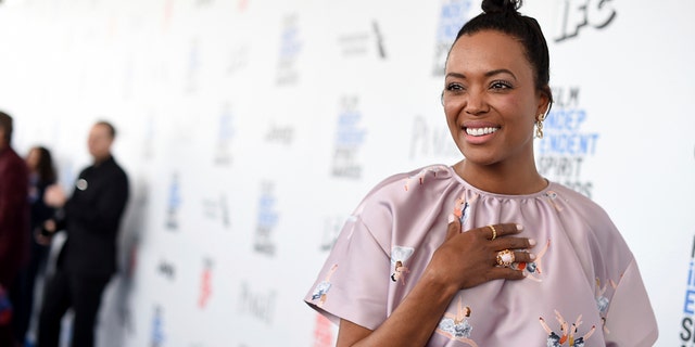 In this Saturday, Feb. 25, 2017, file photo, Aisha Tyler arrives at the Film Independent Spirit Awards in Santa Monica, Calif. The daytime TV show "The Talk" is losing Tyler, who announced on the air Thursday, June 15, that her increasingly busy career prompted the decision.