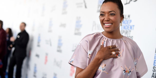 In this Saturday, Feb. 25, 2017, file photo, Aisha Tyler arrives at the Film Independent Spirit Awards in Santa Monica, Calif. The daytime TV show "The Talk" is losing Tyler, who announced on the air Thursday, June 15, that her increasingly busy career prompted the decision.