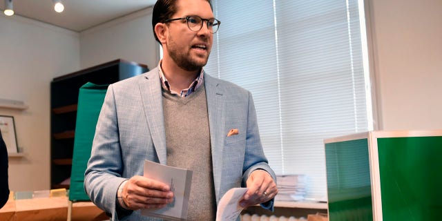 Sweden Democrats leader Jimmie Akesson.