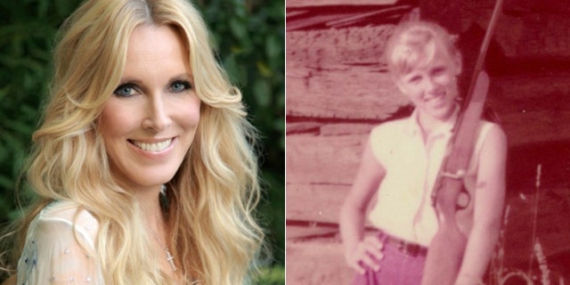 Alana Stewart now and as a young girl in Texas.