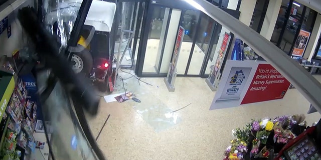 Thousands of pounds worth of damage were caused by the crash.