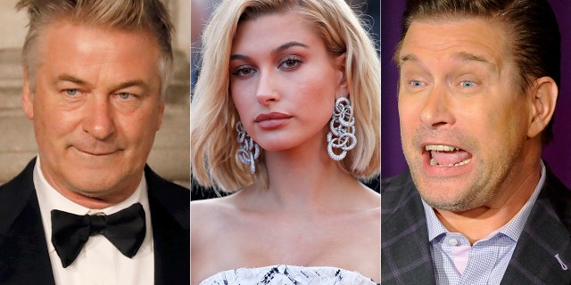 Hailey Baldwin (center) said the 2016 presidential election tore her father Stephen (right) and uncle Alec (left) apart.