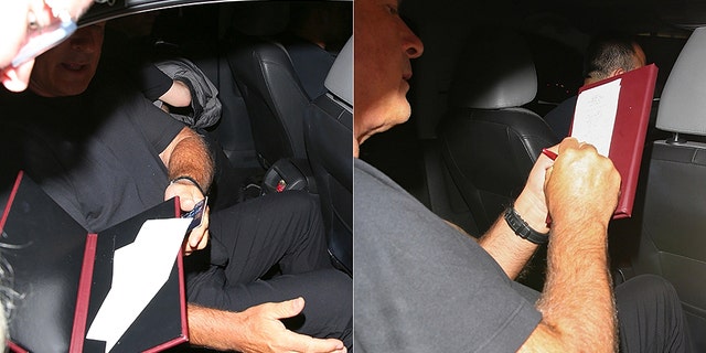Alec Baldwin was stopped by a waitress after he left the restaurant without his card, or signing his bill.