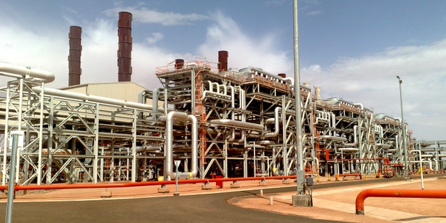 Jan. 16, 2013: This undated image released by BP petroleum company shows the Amenas natural gas field in the eastern central region of Algeria, where Islamist militants raided and took hostages.