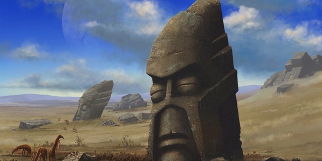 Using mathematical models, astrophysicists simulated how various alien civilizations might rise and fall as they used up their planet's natural resources. Credit: University of Rochester illustration/Michael Osadciw