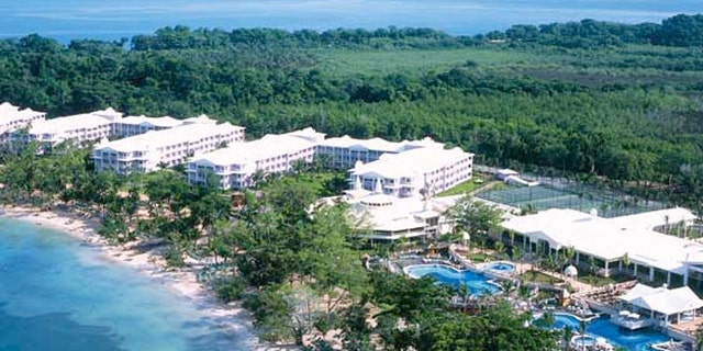 ClubHotel Riu Negril in Jamaica is right on the beach, but the place to be is by one of the umbrella-shaded loungers around the two gigantic pools.