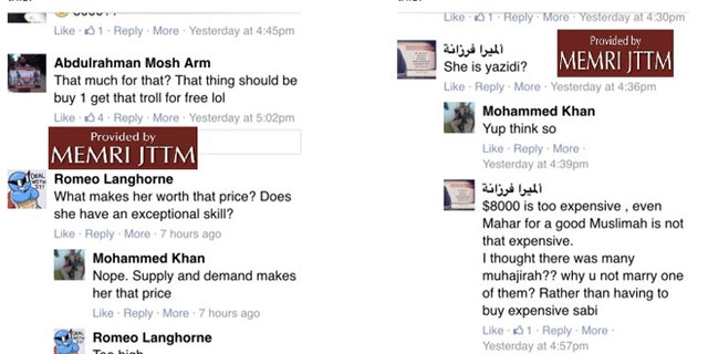 The posts were riddled with comments disparaging the women.