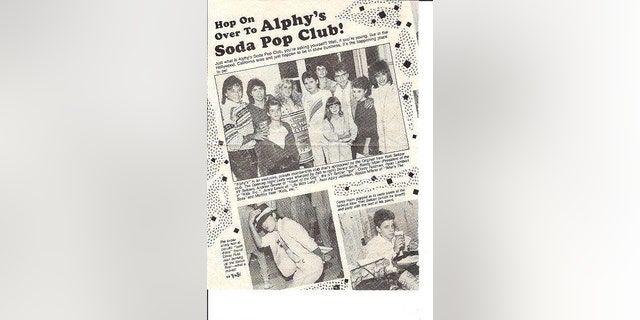 An ad for Alphy's Soda Pop Club was featured on Hoffman's apparent, now-deleted, MySpace page.