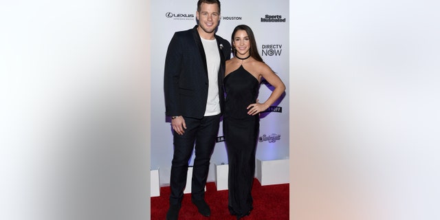 Colton Underwood with his ex-girlfriend, Olympic gold medalist Aly Raisman.