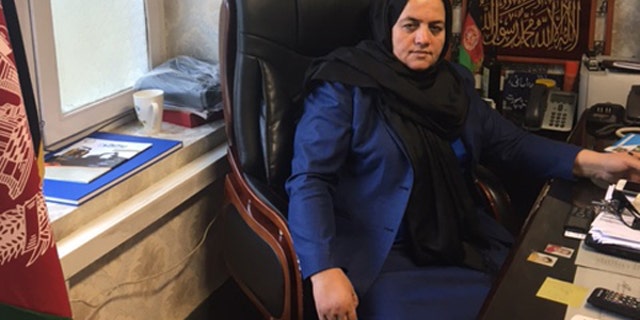 Brig. Gen. Muslima Amani in her office